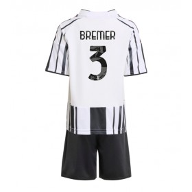 Baby Fußballbekleidung Juventus Gleison Bremer #3 Heimtrikot 2025-26 Kurzarm (+ kurze hosen)
